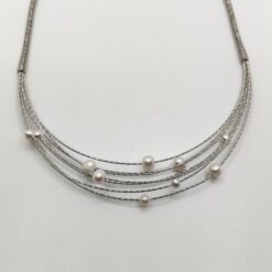 BOCAROL - Collana semirigida con perle