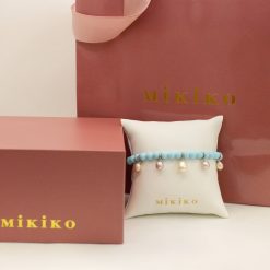 Mikiko Bracciale Turchese e Perle