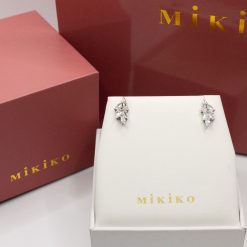 Mikiko Orecchini a Grappolo con Gemme Swarovski