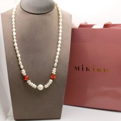 Mikiko Collana con Corallo Rosso