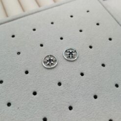 BOCCARDO GIOIELLI ORECCHINI AL LOBO ROSA DEI VENTI