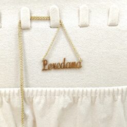 BOCCARDO GIOIELLI COLLANA CON SCRITTA PERSONALIZZATA