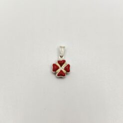 BOCCARDO GIOIELLI CIONDOLO QUADRIFOGLIO IN ARGENTO