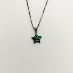 BOCCARDO GIOIELLI COLLANA STELLA SMERALDO