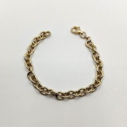 BOCCARDO GIOIELLI BRACCIALE CHAIN IN AREGENTO PLACCATO ORO GIALLO