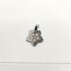 BOCCARDO GIOIELLI CIONDOLO FIORE IN ARGENTO
