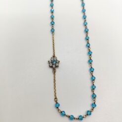 BOCCARDO GIOIELLI COLLANA CON MARGHERITA SUL LATO