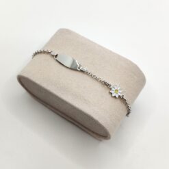 BOCCARDO GIOIELLI BRACCIALE DA BAMBINA IN ARGENTO CON MARGHERITA