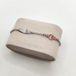 BOCCARDO GIOIELLI BRACCIALE DA BAMBINO IN ARGENTO CON CARAMELLA