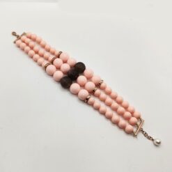 Mikiko bracciale corallo 3 fili