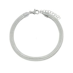 BRACCIALE URANIA COLLEZIONE SNAKE IN ACCIAIO