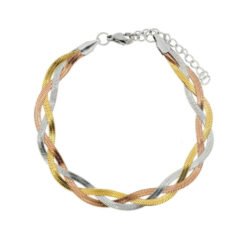BRACCIALE URANIA COLLEZIONE SNAKE IN ACCIAIO