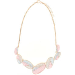 URANIA COLLANA  OVALE COLORI PASTELLO