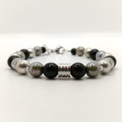 MURRINA MURANO VENEZIA BRACCIALE DA UOMO ARNEIS NERO