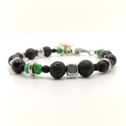 MURRINA MURANO VENEZIA BRACCIALE DA UOMO BORGHESE VERDE