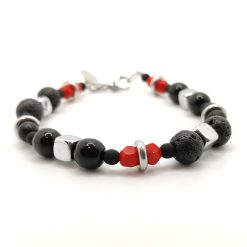 MURRINA MURANO VENEZIA BRACCIALE DA UOMO BORGHESEROSSO