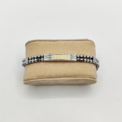 BOCCARDO GIOIELLI BRACCIALE DA UOMO IN ACCIAIO