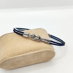 BOCCARDO GIOIELLI BRACCIALE DA UOMO IN ACCIAIO BLU