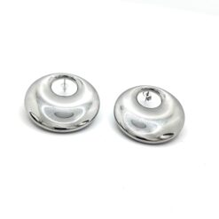 URANIA ORECCHINI A CERCHIO GRANDI IN ACCIAIO