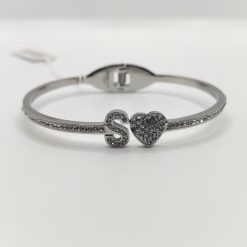 BRACCIALE URANIA IN ACCIAIO CON INIZIALI