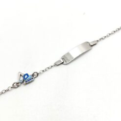 URANIA BRACCIALE DA BAMBINO IN ARGENTO CON TARGA E ESCAVATORE