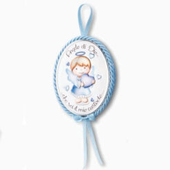 CAMILLETTI CAPOCULLA “ANGELO DI DIO” CON CARILLON AZZURRO IN ARGENTO