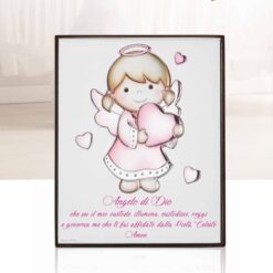 TAVOLA CON PREGHIERA ANGELO DI DIO ROSA