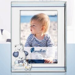 CAMILLETTI CORNICE IN ARGENTO PETIT MARIN BLU MEDIO PICCOLA