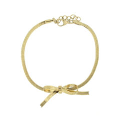 URANIA BRACCIALE COLLEZIONE SNAKE FIOCCO IN ACCIAIO