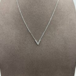 COLLANA URANIA COLLEZIONE ADANA IN ACCIAIO CON PENDENTE SIMMETRICO