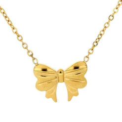 COLLANA URANIA COLLEZIONE ADANA FIOCCO MINIMAL IN ACCIAIO