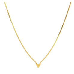 COLLANA URANIA COLLEZIONE SNAKE IN ACCIAIO CON PENDENTE SIMMETRICO