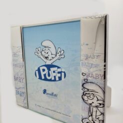 CAMILLETTI CORNICE IN ARGENTO BABY PUFFO BLU MEDIO