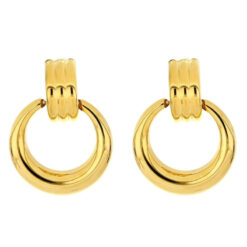 URANIA ORECCHINI A CERCHIO IN ACCIAIO