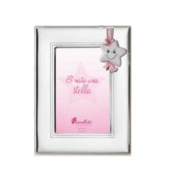 CAMILLETTI CORNICE IN ARGENTO STELLA ROSA MEDIO PICCOLA