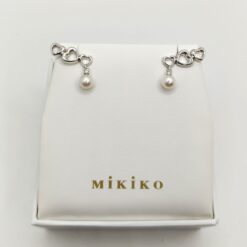 Mikiko orecchini con perle e cuori