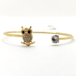 BRACCIALE URANIA IN ACCIAIO CON GUFO