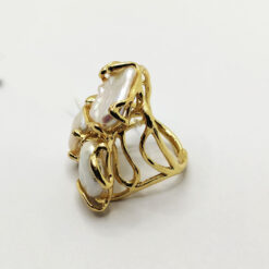 URANIA ANELLO CON PERLA BAROCCA