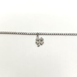 SIMPLIGOLD BRACCIALE TENNIS IN ACCIAIO CON CHARM