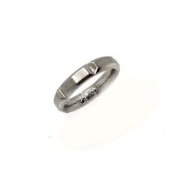 POLICE ANELLO IN ACCIAIO A FASCIA CON SCAVO