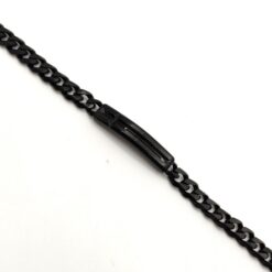 POLICE BRACCIALE IN ACCIAIO NERO